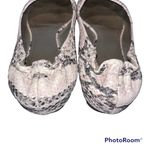Tory Burch Snake Print Reva Cowhide Leather Flats Photo 5