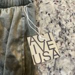 Active USA  Green Velvet Joggers Photo 5