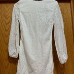 Long sleeve sequined homecoming dress size small White Photo 0