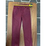 Mother Jeans The Rascal Sliced Up Heel Jeans In Burgundy Women’s Size 24 NWOT Red Photo 6