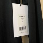 Bailey 44 Georgina Black long sleeve Dress with Faux Leather hem- Small- NWT Photo 5