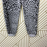 Chaser Animal Print Cozy Knit Sweatpants Gray Photo 5