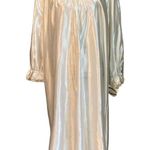 Cachet Vintage Sears Satin Nightgown Womens Med 12/14 Floral Ivory Lace Trim NWT Size L Photo 0