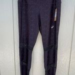 ASICS | NWT Speckled Print Mesh Detail Black Leggings Photo 0