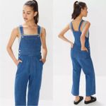 Capulet  Lennon high waisted wide leg retro denim overalls size large Photo 3