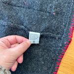 Vintage Claire Murray Christmas Vest Size Small Hong Kong Snowman 100% Wool Gray Photo 2