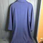 Vintage Mackintosh Women's Elegant Periwinkle Blue Wool Winter Coat | 14P Photo 4