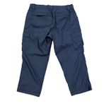 Women's Duluth Cropped Cargo Pants Blue Hiking Outdoor Capri Trousers sz 14 Photo 2