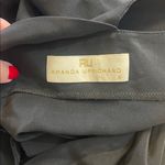 Amanda Uprichard Silk Black Cold Shoulder Top Photo 2