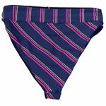 Maaji Blue Ink Blue Sublime Stripe Reversible High Cut Bikini Bottoms size Small Photo 4