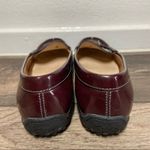 Tod's  Gommino Driving Loafers Penny Patent Leather Glossy Slip On Burgundy 6.5 Photo 2
