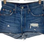 Levi's 501 High Waist distressed Cutoff Jean Shorts Size 25 Photo 0