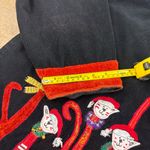 LifeStyle Christmas Cats Vibtage Jacket Fine Wale Corduroy Black Womens Plus Sz Size XXL Photo 10