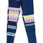 Victoria's Secret  Geometric Snowflake Pattern Pajama Leggings Small Photo 0