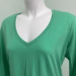 Lilly Pulitzer  Jodie Long Sleeve V Neck Top Size L Photo 2