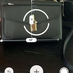 Calvin Klein Adjustable Crossbody Black Purse Clutch Photo 8