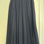 VTG 70s/80s JH Collectible Women’s Sz:12 Navy Blue Maxi Long Wool Pleated Skirt. Photo 13