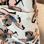 White Floral Mini Dress Pockets Silky Womens Medium Faithful & True Boutique Size undefined Photo 8