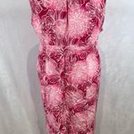 Erika beautiful cotton floral dress in shades of pink size 16 Photo 2
