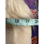 THML  Cream Faux Fur Vest Women's Size S Sleeveless Open Front Layering Photo 6