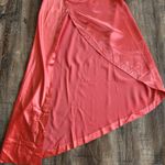 Retrofête Retrofete Sabrina Dress in Coral Size XL Halter Open Back NWT Sleeveless Maxi Photo 5