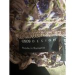 ASOS DESIGN Maternity Floral Ruffle Neck Long Sleeve Blouse Size US 6 Pink Photo 7