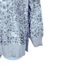 Aerie NWT Oversized Desert Grey Leopard Fleece Pullover Size Small Cozy Photo 7