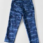 G 1 Goods Surplus $175 Blue Camo, Frayed Hem, Military Pants‎ Size 8 Photo 1