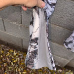 Obermeyer  snowboard Pants 32 White Black Abstract Printed Bond Ski Pant size M-L Photo 3