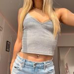 Brandy Melville grey v neck tank top cami Photo 3