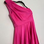 Mac Duggal Ieena for One Shoulder High Low A Line Gown Photo 4