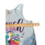 Simply Southern Tank Top Beach You There Ice Blue Womens Size Medium EUC #I9-3 Photo 5