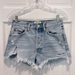 AGOLDE Parker Vintage Cut Off Short in Swapmeet Denim Jean Shorts Size 25 Frayed Photo 2