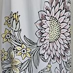 Loft Ann Taylor White & Black Floral Garden Party Midi Halter Dress Size XS Photo 4