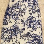 Eliza J NWOT Floral Halter Blue White Maxi Dress sz 12 Photo 0