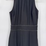 Badgley Mischka Old Money Jumpsuit sz 2 Black Rhinestone Trim Polyester NEW $189 Photo 3