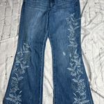 Liverpool LVPL by Floral Embroidered Blue Jeans size 10 Photo 0