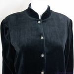 Vintage Liz Sport women's‎ black velvet blazer, size M Size M Photo 4