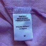 Young Fabulous and Broke Linen Blend Sandollar Shirt Dress Pink Lilac Sz Medium Photo 13