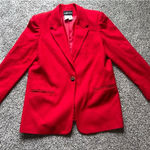 Sag Harbor ‎ Red Wool Blazer size 12 Photo 0