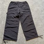 No Boundaries  Black Parachute Pants Womens Size L (12-14) High Rise Cargo NWT Photo 10