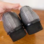 AGL • Netty Shoe platform loafer slip on chunky monk strap buckle metallic Silver Size 7 Photo 10