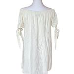 Lulus Al Fresco Evenings Ivory Off the Shoulder Mini Dress Womens Size Medium Photo 6