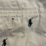 Polo Ralph Lauren White Shorts with Embroidered Logo All Over Pony Size 2 Photo 2