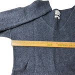 Wilfred Free  LARGE Gray V Neck Knit Italian Yarn Sweater 100% Wool - FLAWED Photo 6