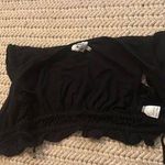 Princess Polly Black Crop  Top Tie Photo 2