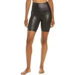 Beyond Yoga  Black Twinkle High Waist Biker Shorts Women’s Size XS Photo 5