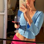 Reformation  Blue Sweatee Photo 1