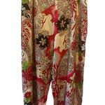 Globe Trotter clothing of Bali colorful floral wide leg pull on pants Pink Size L Photo 0