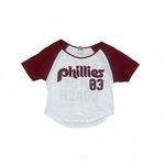PINK - Victoria's Secret VS PINK 2012 Phillies baseball tee with bedazzled logo Photo 1